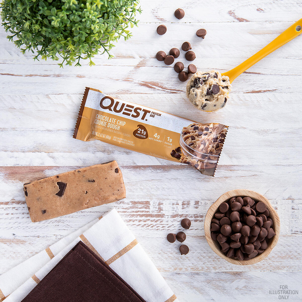 Quest Protein Bar, Chocolate Chip Cookie Dough Flavor