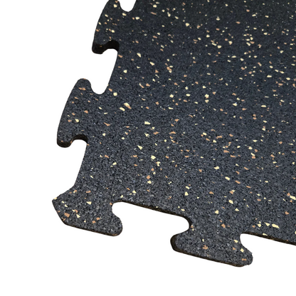 NEW Hammer Clad 1/2" Premium Rubber Floor Tiles and Interlocking Gym Tile Flooring