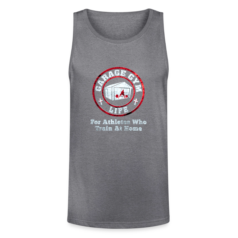 Unisex Tri-Blend Organic Tank - heather gray