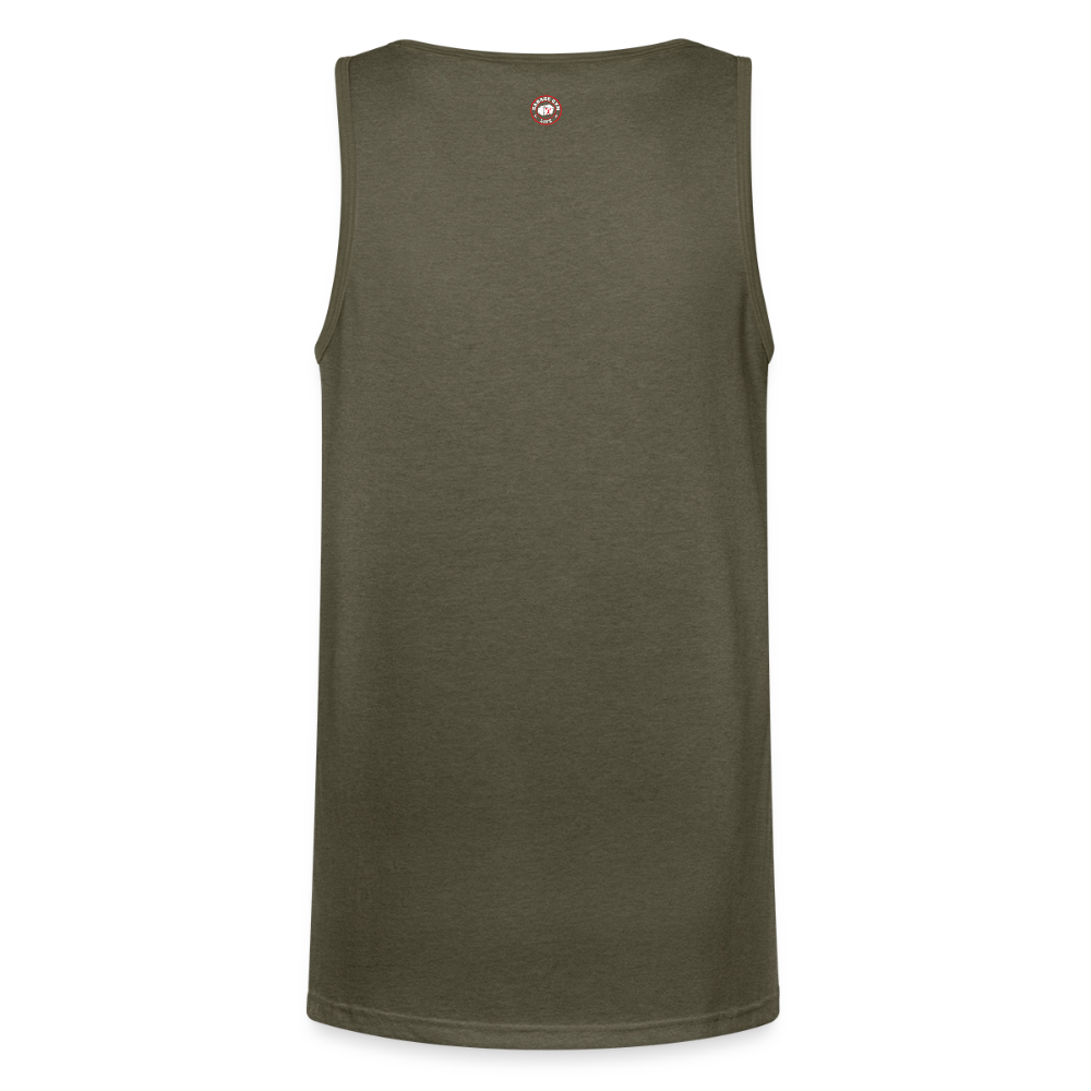 Unisex Tri-Blend Organic Tank - heather olive