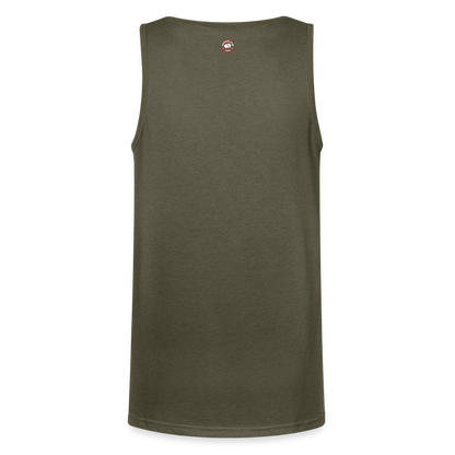 Unisex Tri-Blend Organic Tank - heather olive