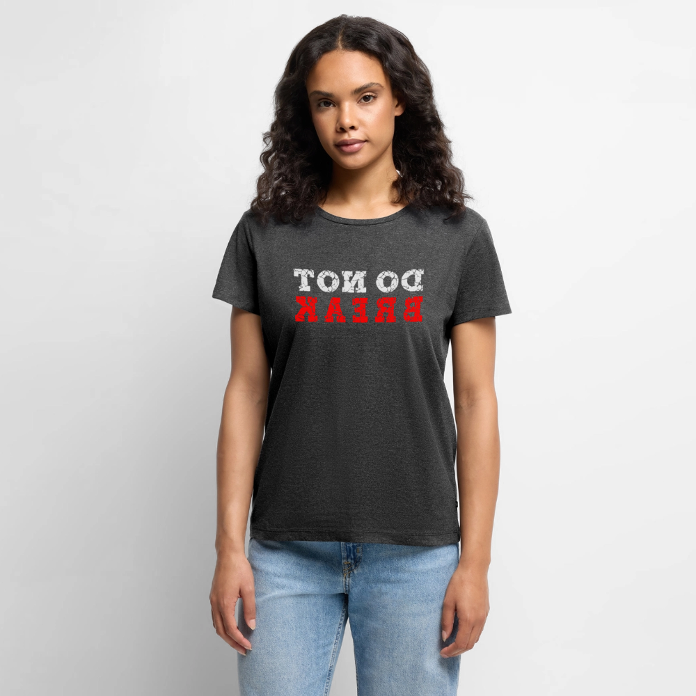 Women’s Mirrored Premium T-Shirt - heather anthracite