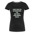 Women’s Attitude Premium T-Shirt - charcoal grey