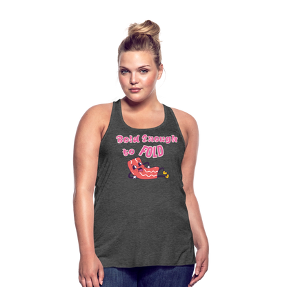 Women's Flowy Tank Top by Bella - deep heather
