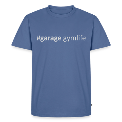 Men's #garagegymlife Premium T-Shirt - stone blue 