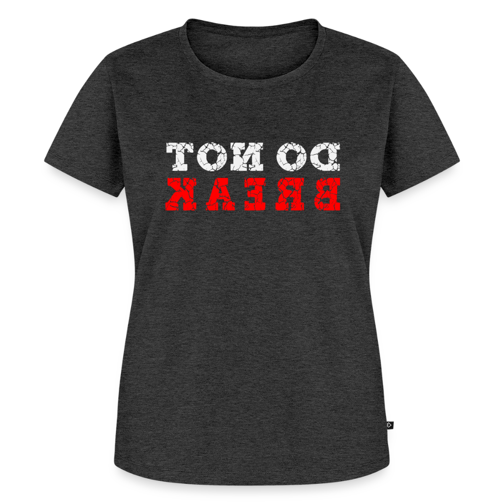 Women’s Mirrored Premium T-Shirt - heather anthracite