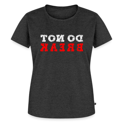 Women’s Mirrored Premium T-Shirt - heather anthracite