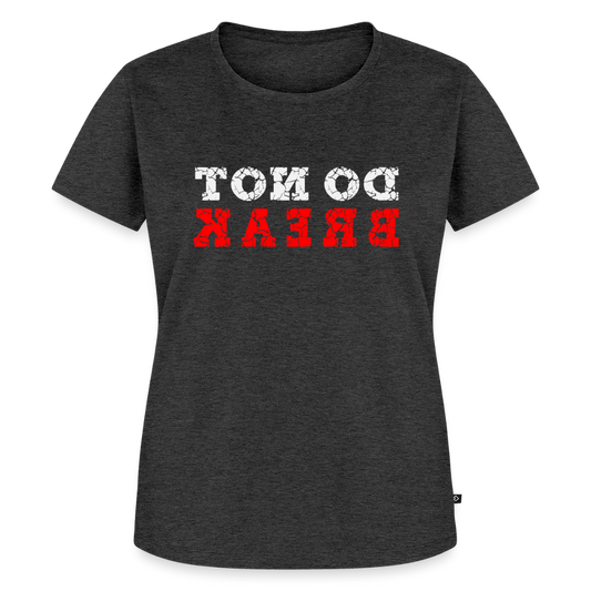 Women’s Mirrored Premium T-Shirt - heather anthracite