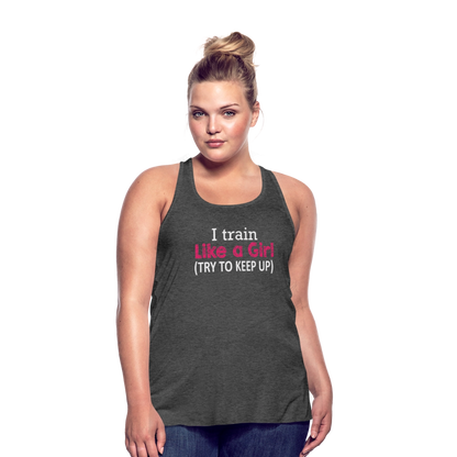 Women's Flowy Tank Top by Bella - deep heather