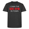 Men's Best Gym In Town Premium T-Shirt - heather anthracite