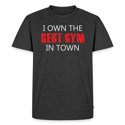 Men's Best Gym In Town Premium T-Shirt - heather anthracite