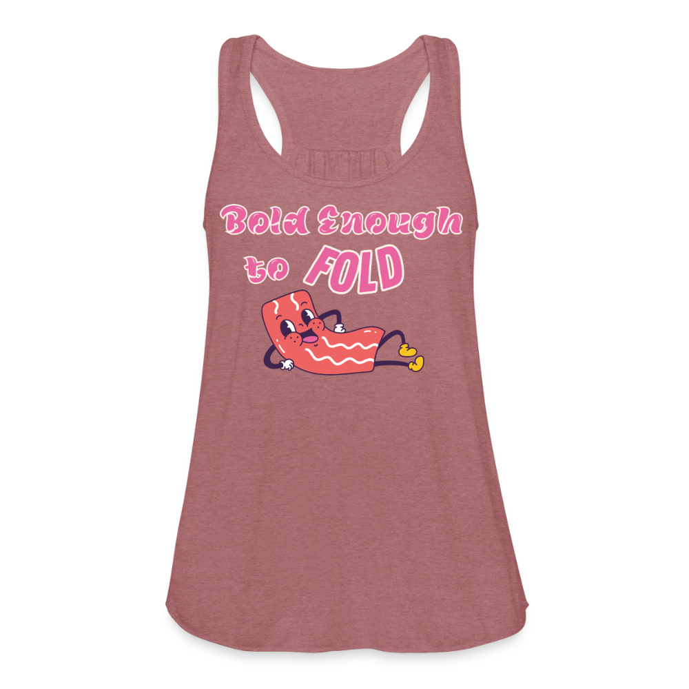 Women's Flowy Tank Top by Bella - mauve