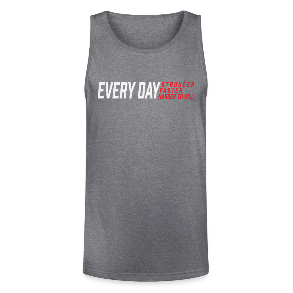 Unisex Tri-Blend Organic Tank - heather gray