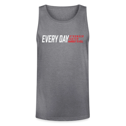 Unisex Tri-Blend Organic Tank - heather gray