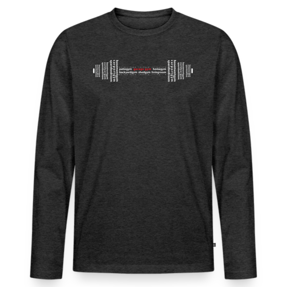 Men's Premium Long Sleeve T-Shirt - heather anthracite
