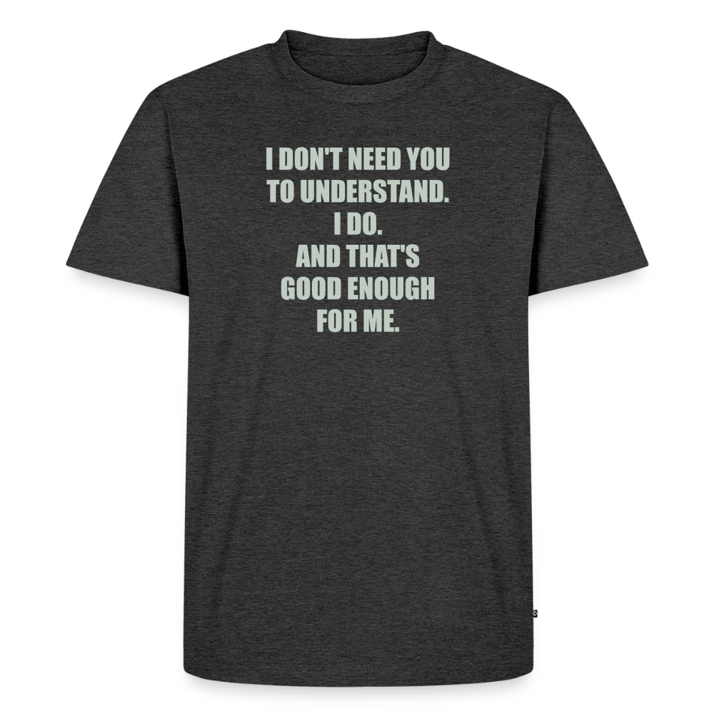 Men's Attitude Premium T-Shirt - heather anthracite