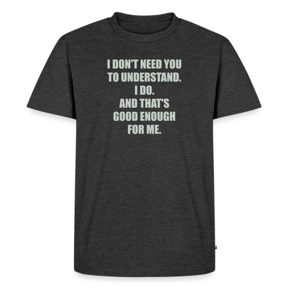 Men's Attitude Premium T-Shirt - heather anthracite