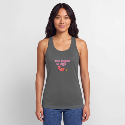 Women’s Performance Racerback Tank Top - charcoal
