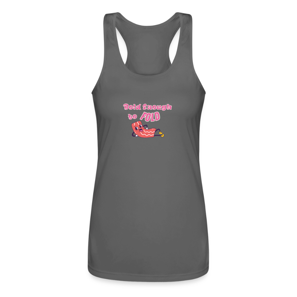 Women’s Performance Racerback Tank Top - charcoal