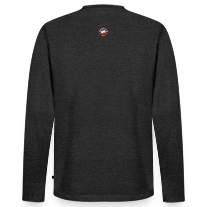 Men's Premium Long Sleeve T-Shirt - heather anthracite