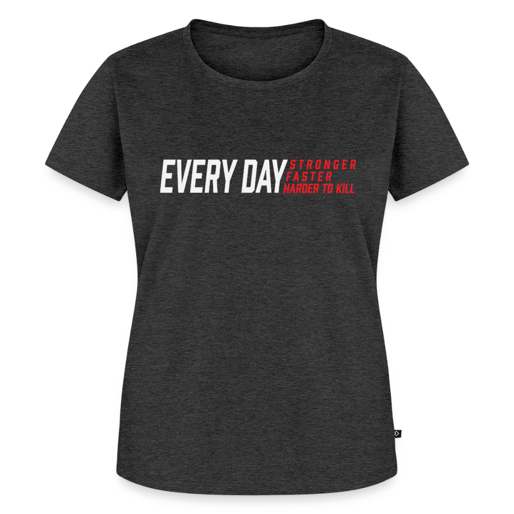 Women’s Become Unstoppable Premium T-Shirt - heather anthracite