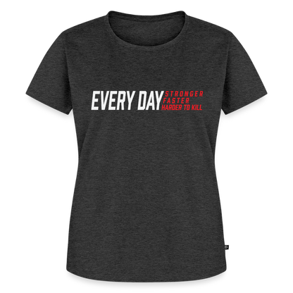 Women’s Become Unstoppable Premium T-Shirt - heather anthracite