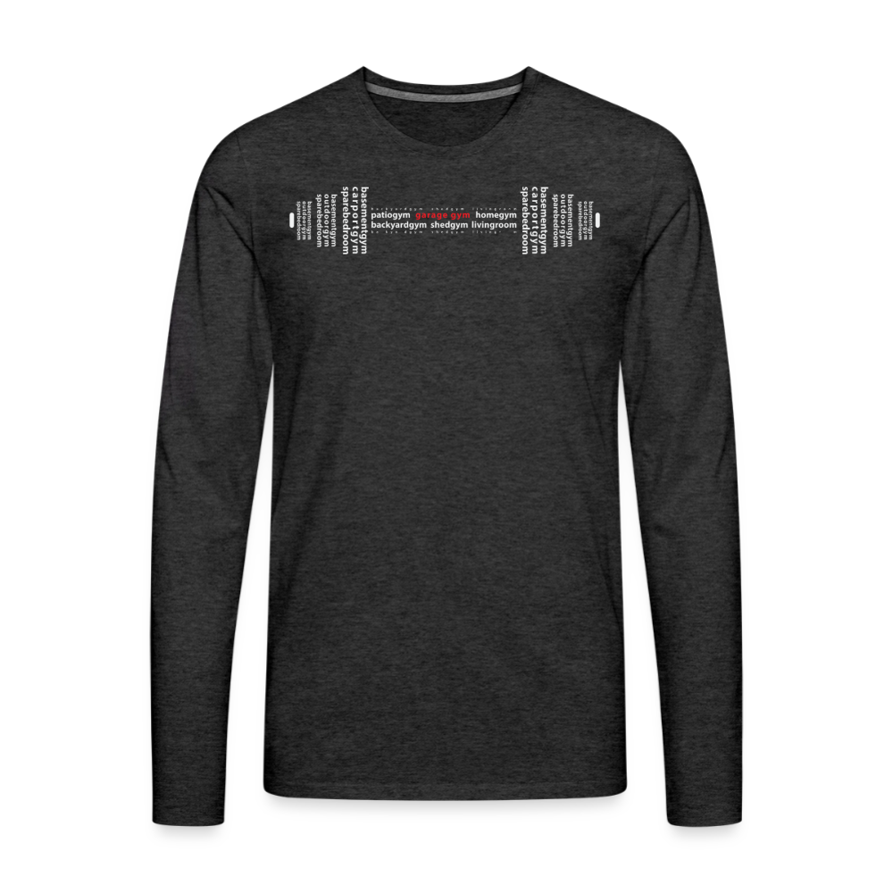 Men's Premium Long Sleeve T-Shirt - charcoal grey