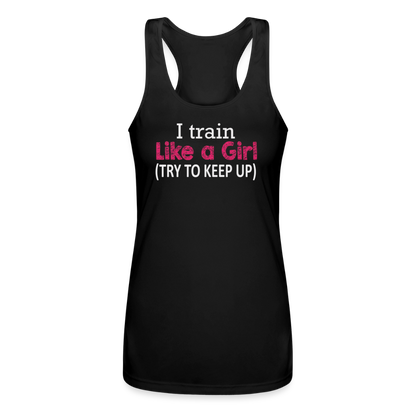 Women’s Performance Racerback Tank Top - black