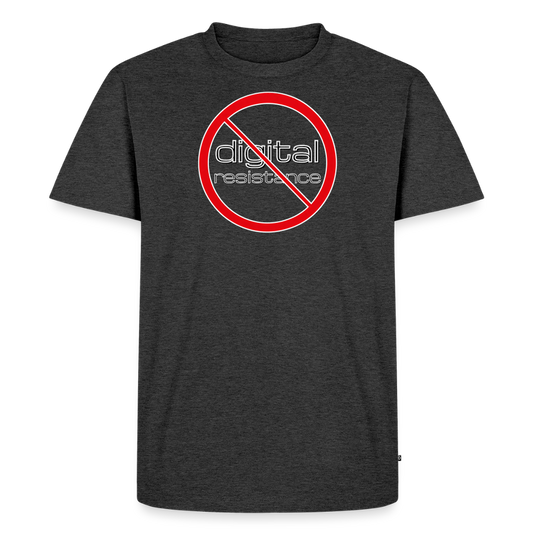 Men's Anti Digital Resistance Premium T-Shirt - heather anthracite