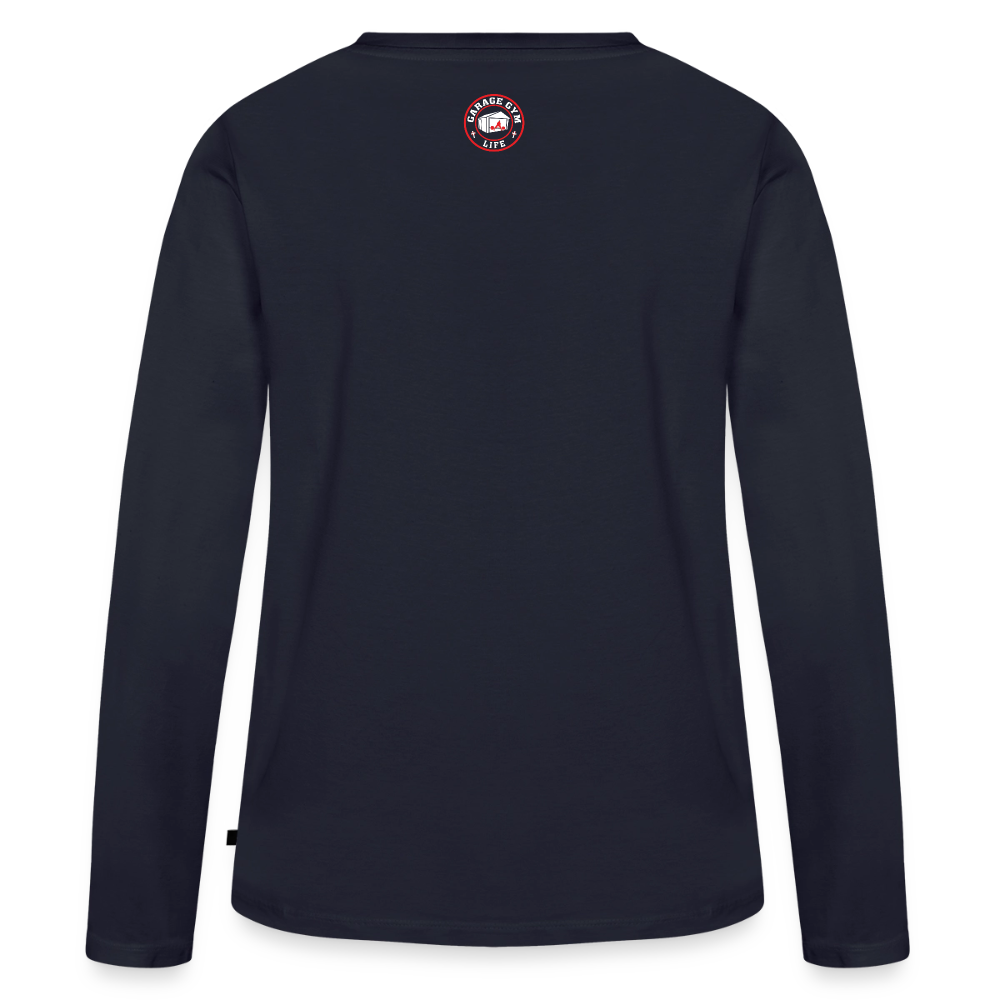 Women's Premium Long Sleeve T-Shirt - navy
