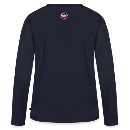 Women's Premium Long Sleeve T-Shirt - navy