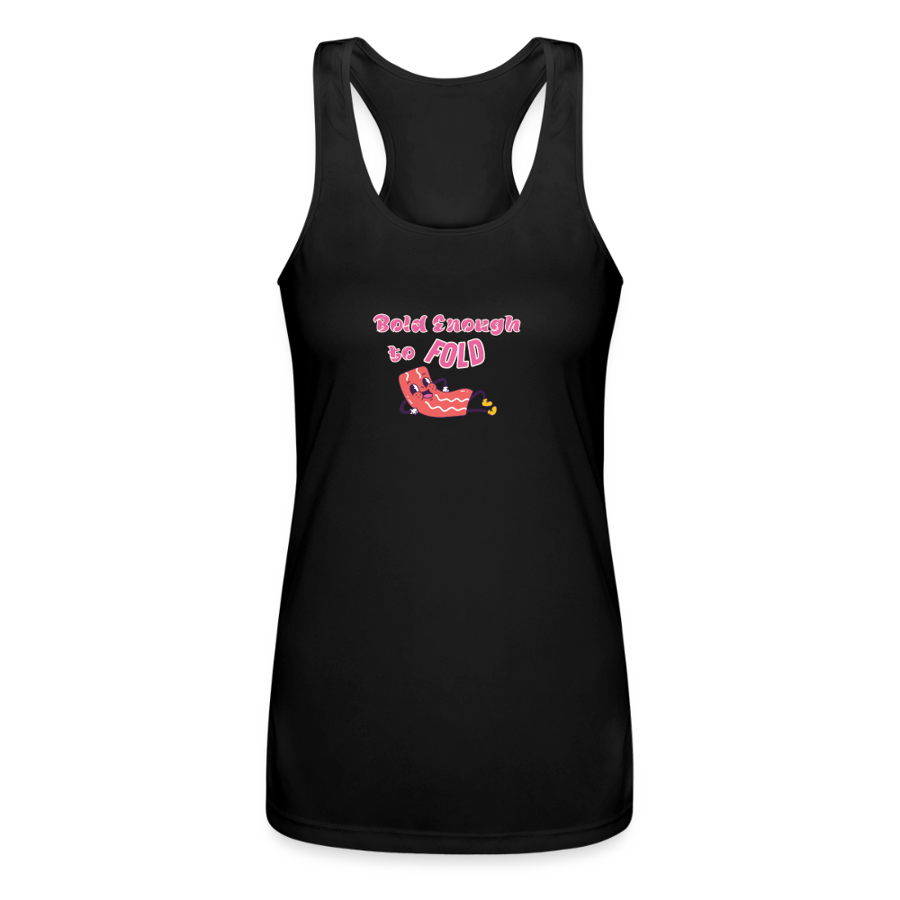 Women’s Performance Racerback Tank Top - black