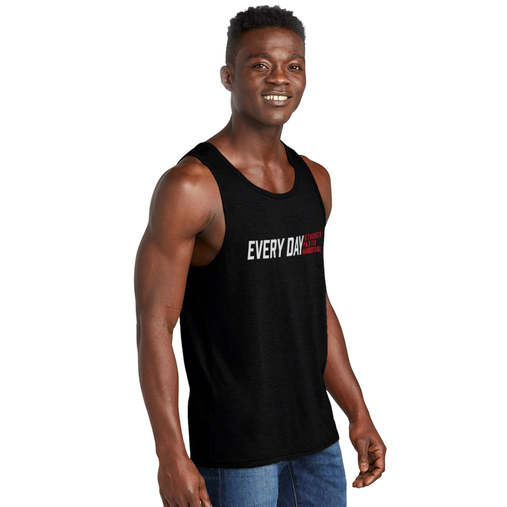 Unisex Tri-Blend Organic Tank - black