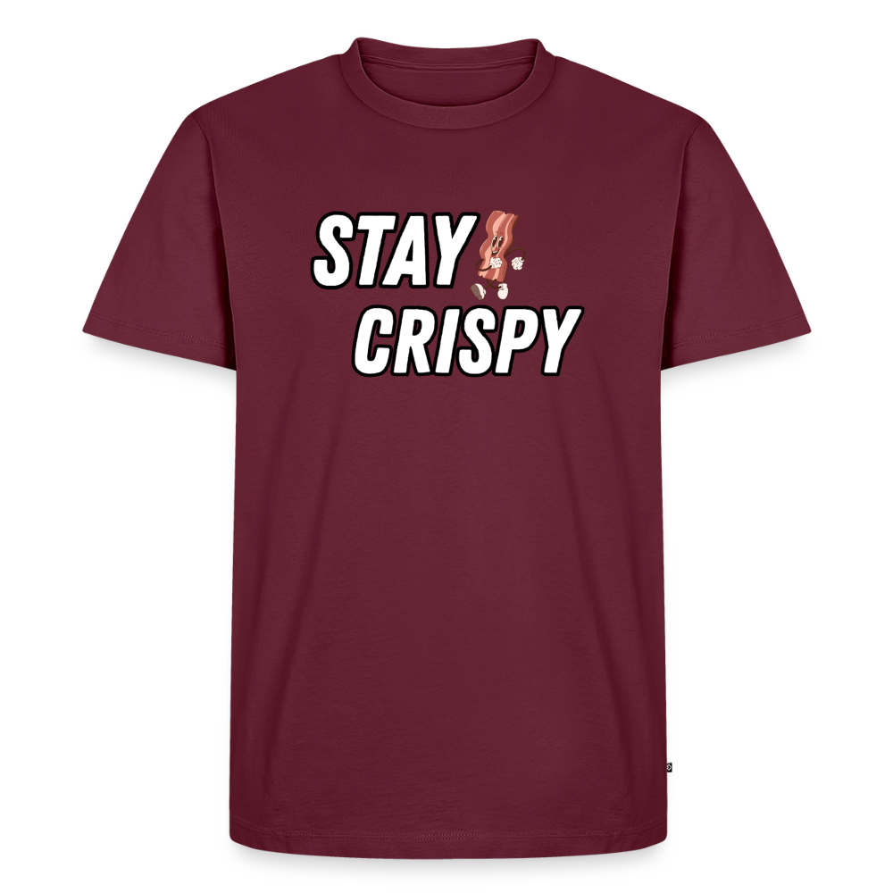 Men's Team Crispy Bacon Premium T-Shirt - burgundy