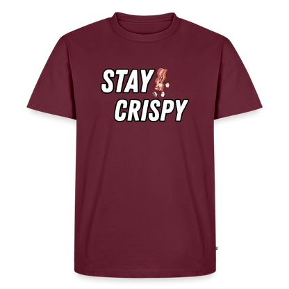 Men's Team Crispy Bacon Premium T-Shirt - burgundy