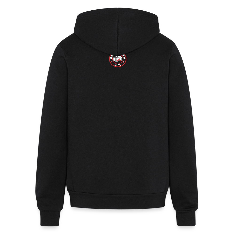 Unisex Full Zip Hoodie - black