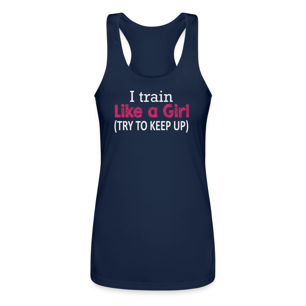 Women’s Performance Racerback Tank Top - navy