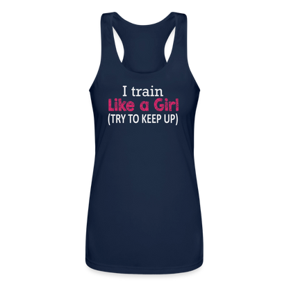 Women’s Performance Racerback Tank Top - navy