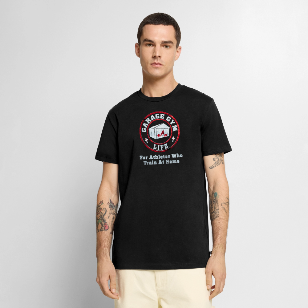Garage Gym Life Logo Tee - black