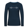 Women's Premium Long Sleeve T-Shirt - deep navy