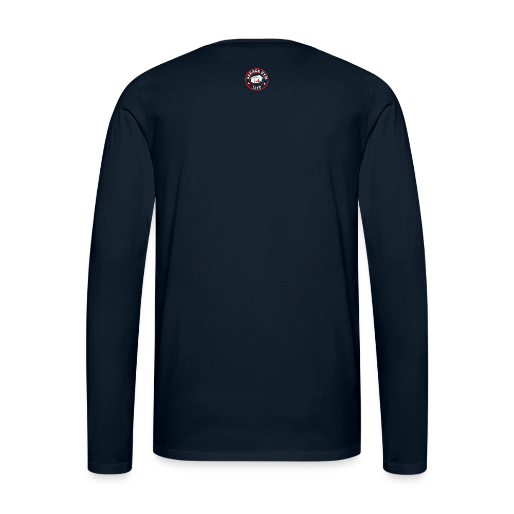 Men's Premium Long Sleeve T-Shirt - deep navy