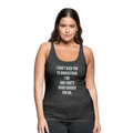 Women’s Attitude Premium Tank Top - charcoal grey