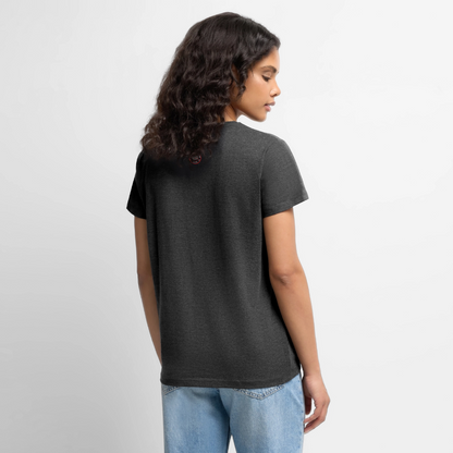 Women’s Mirrored Premium T-Shirt - heather anthracite