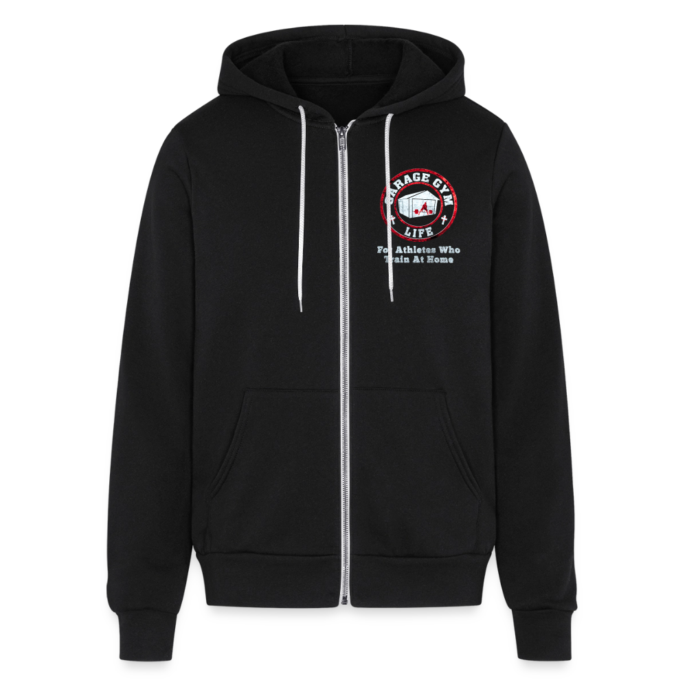 Unisex Full Zip Hoodie - black