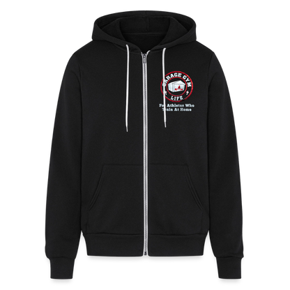 Unisex Full Zip Hoodie - black