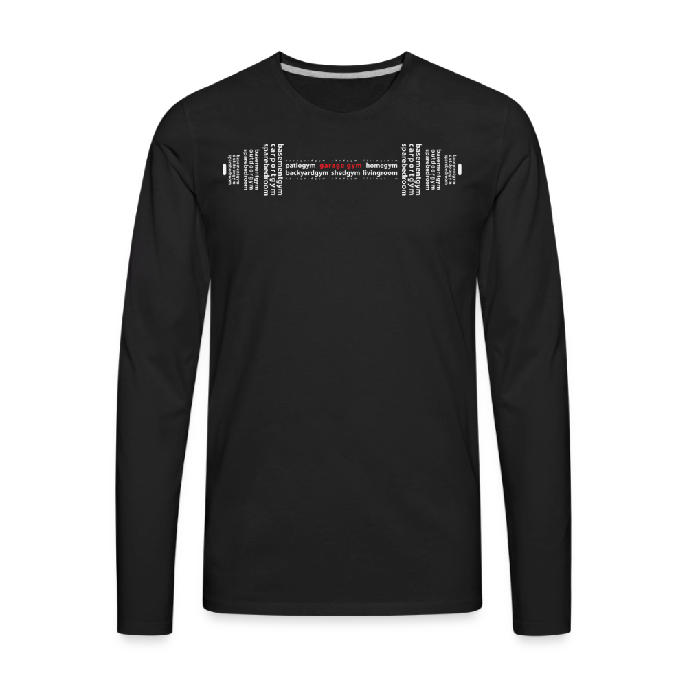 Men's Premium Long Sleeve T-Shirt - black