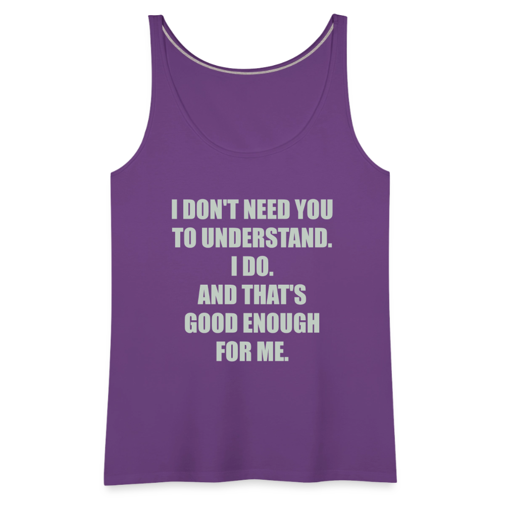 Women’s Attitude Premium Tank Top - purple