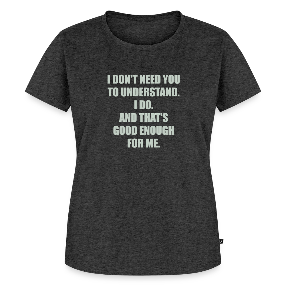 Women’s Attitude Premium T-Shirt - heather anthracite