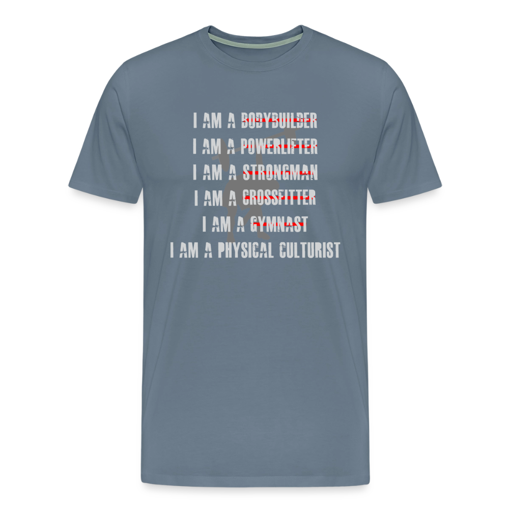 Men's Premium T-Shirt - steel blue