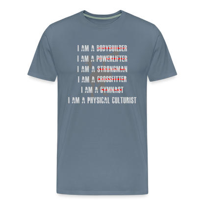 Men's Premium T-Shirt - steel blue